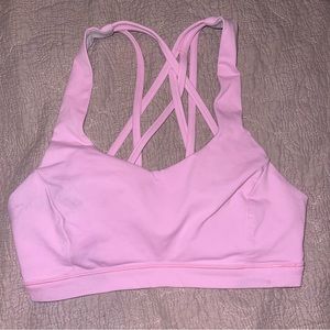 Lululemon pink sports bra